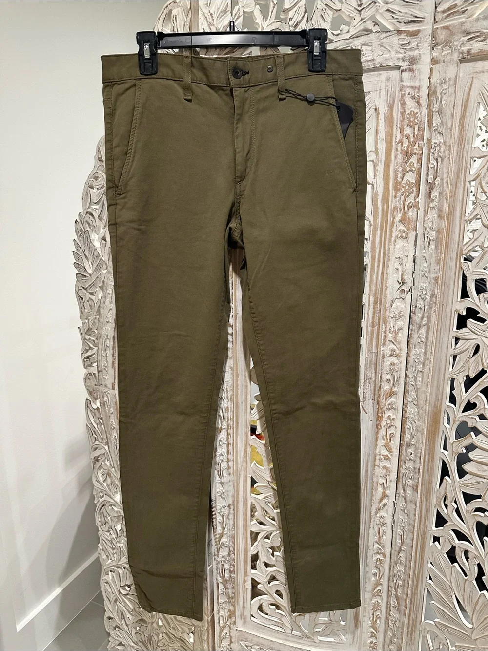 rag & bone Olive Green Extra Slim Chinos